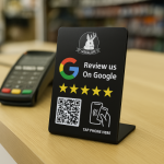Thẻ Review Google NFC - thao tác một chạm chân đứng