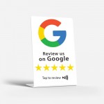 Thẻ Review Google NFC - thao tác một chạm chân đứng